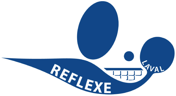 Logo du club de tennis de table Réflexe de Laval