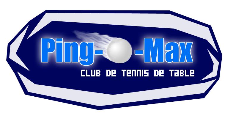 Logo du club de tennis de table Ping-O-Max de Trois-rivières