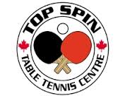 Top Spin table tennis center logo from Toronto